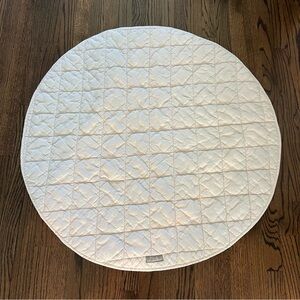 Quilted White Play Mat